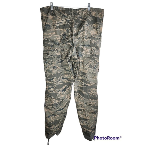 USAF Cold Weather Tiger Stripe Camo Trousers Pants L Long Men's SPM1C1-08-D-1041 - Picture 1 of 8